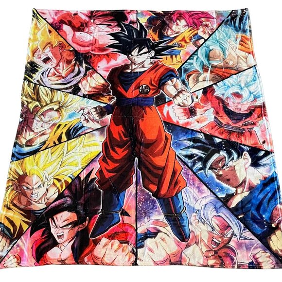 Cartoon Characters Blanket 50”x 60" Anime Fleece Throw New - Picture 3 of 6